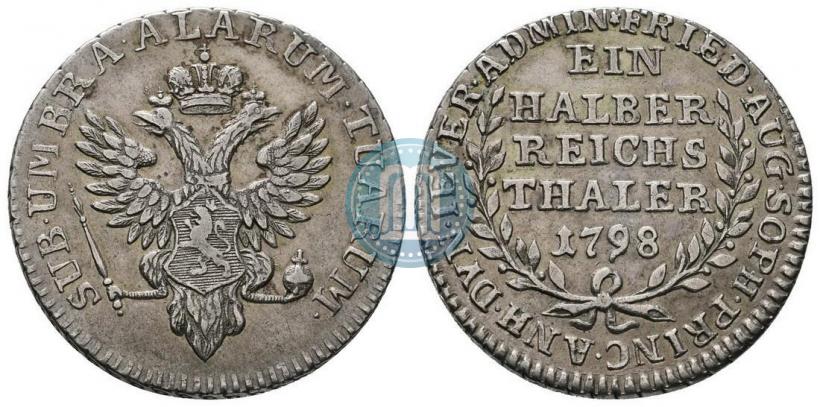 Picture Ein halber reichsthaler 1798 year  "Dutchy of Jever"