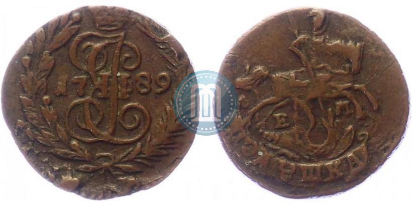 Фото Полушка 1789 года ЕМ 