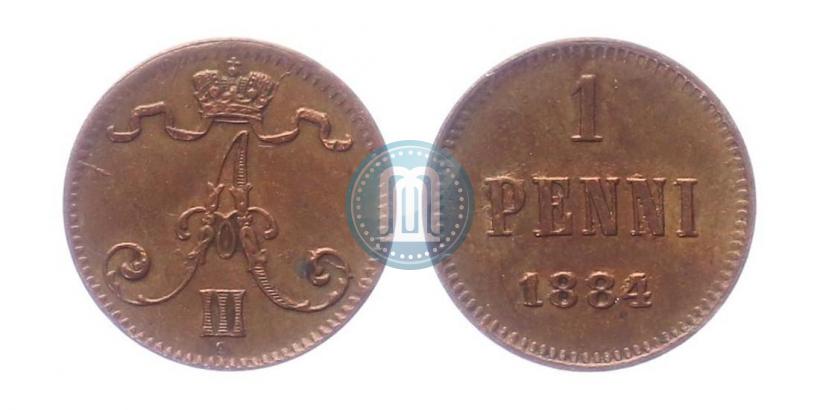 Picture 1 penni 1884 year  