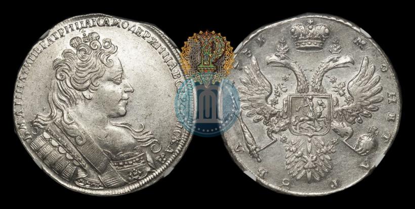 Фото 1 рубль 1731 года  