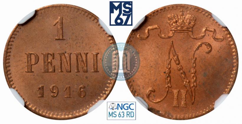 Picture 1 penni 1916 year  