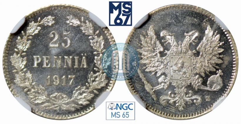 Фото 25 пенни 1917 года S 