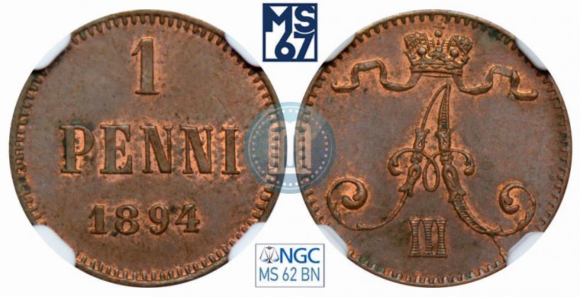 Picture 1 penni 1894 year  