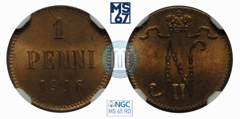 Picture 1 penni 1916 year  