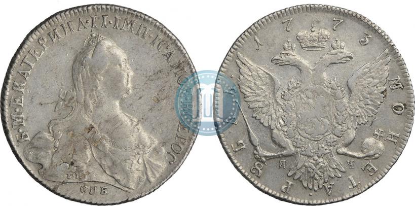 Picture 1 rouble 1773 year СПБ-ЯЧ-Т.I. 