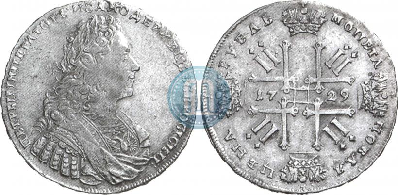 Picture 1 rouble 1729 year  "Type of 1728"