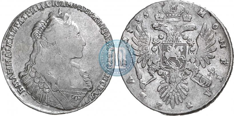 Picture 1 rouble 1735 year  