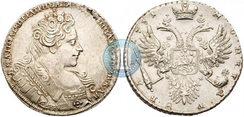 Picture 1 rouble 1731 year  
