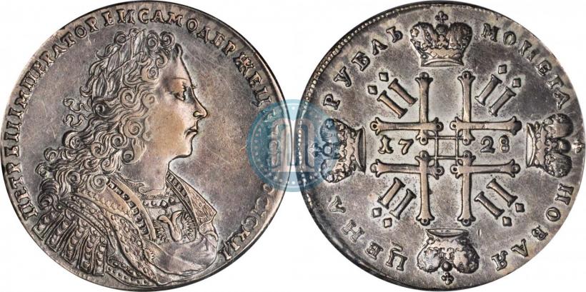 Picture 1 rouble 1728 year  "Type of 1728"