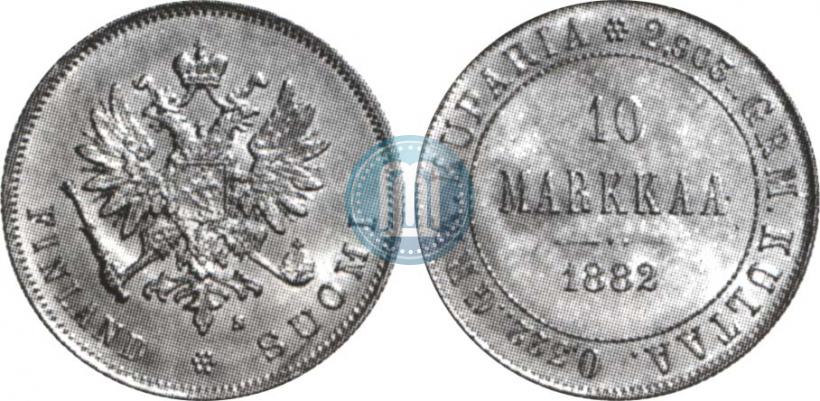 Picture 10 markkaa 1882 year S 
