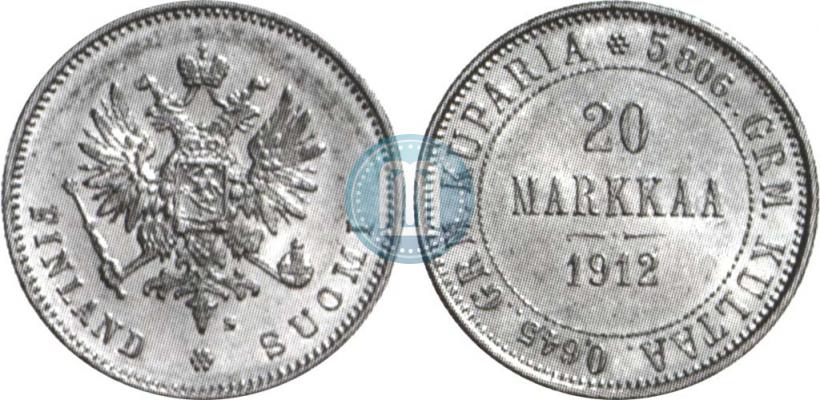 Picture 20 markkaa 1912 year S 