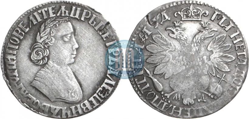 Picture Poltina 1704 year МД "Portrait by F. Alekseev"