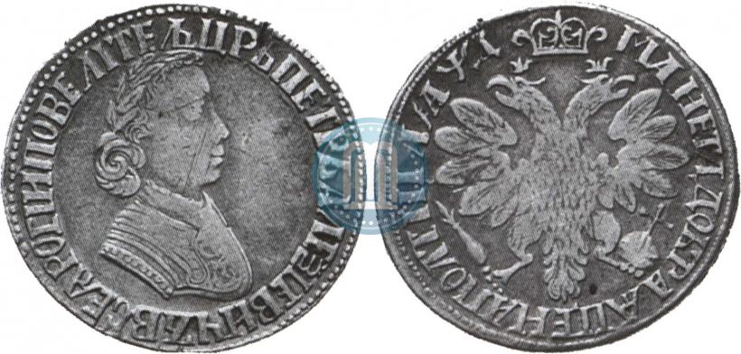 Picture Poltina 1704 year  "Portrait by F. Alekseev"