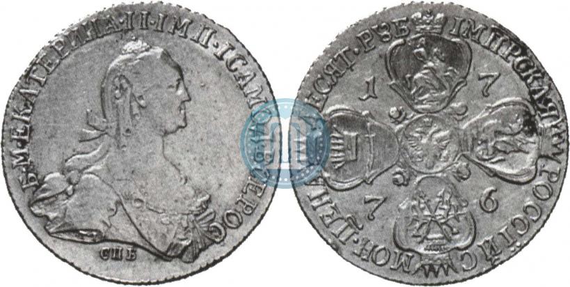 Picture 10 roubles 1776 year СПБ 
