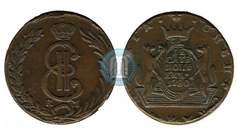 Picture 10 kopecks 1780 year КМ 