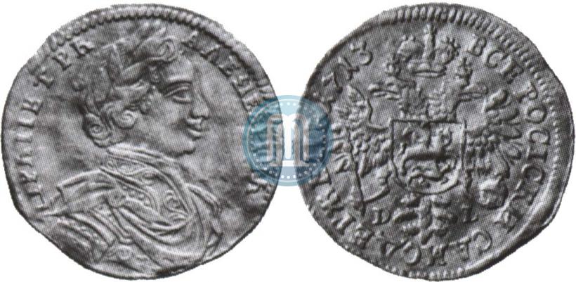 Picture 1 ducat 1713 year D-L 
