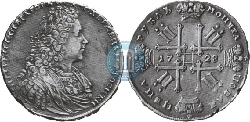Picture 1 rouble 1728 year  "Type of 1728"