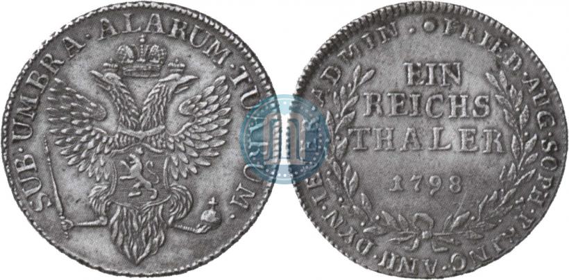 Picture Ein reichsthaler 1798 year  "Dutchy of Jever"