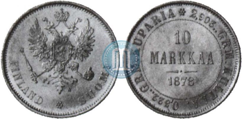 Picture 10 markkaa 1878 year S 
