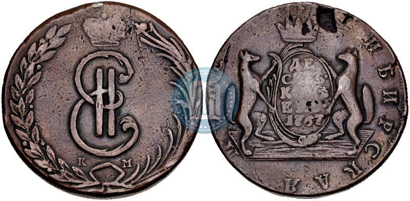 Picture 10 kopecks 1767 year КМ 