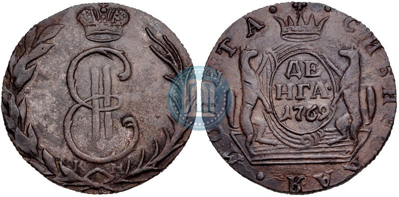 Фото Денга 1769 года КМ 