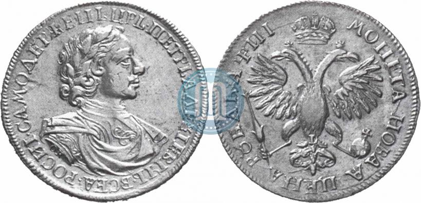Picture 1 rouble 1718 year OK-L 