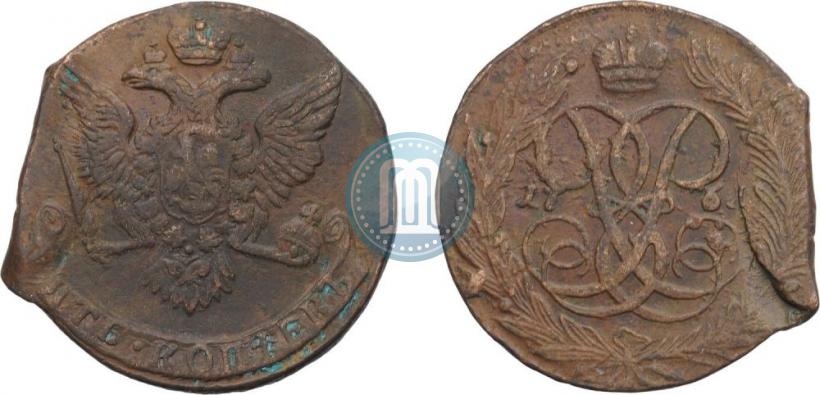 Picture 5 kopecks 1761 year  