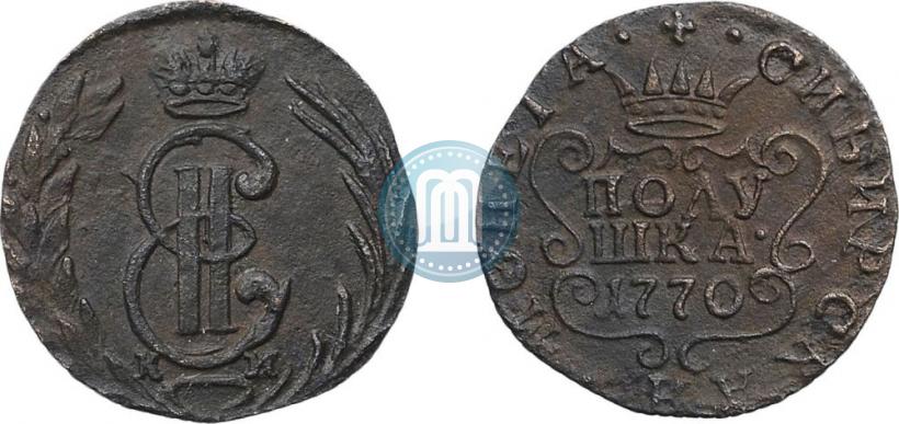 Фото Полушка 1770 года КМ 