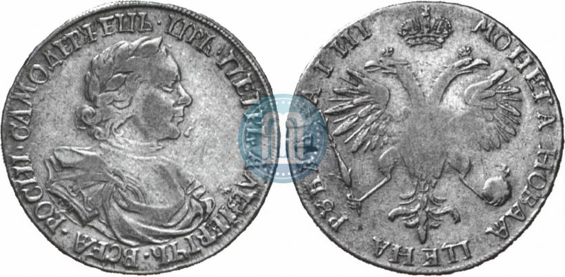 Picture 1 rouble 1718 year OK-L 