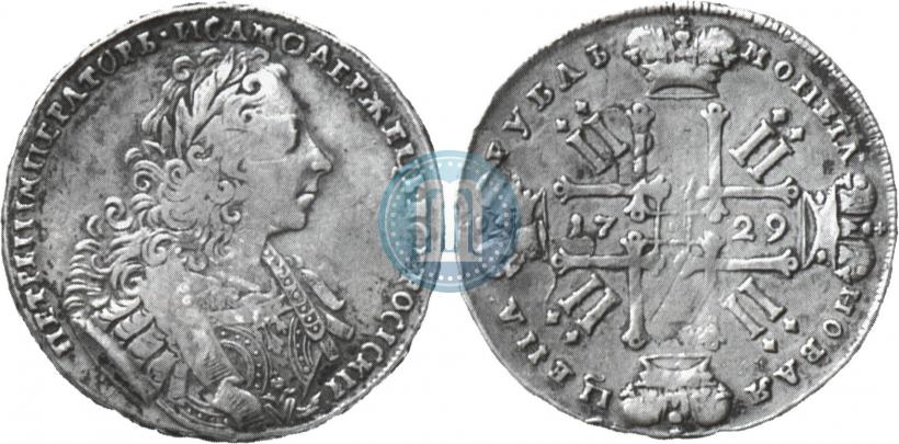 Picture 1 rouble 1729 year  "Type of 1729"