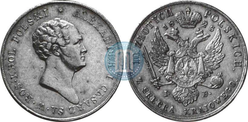 Picture 10 złotych 1823 year IB 