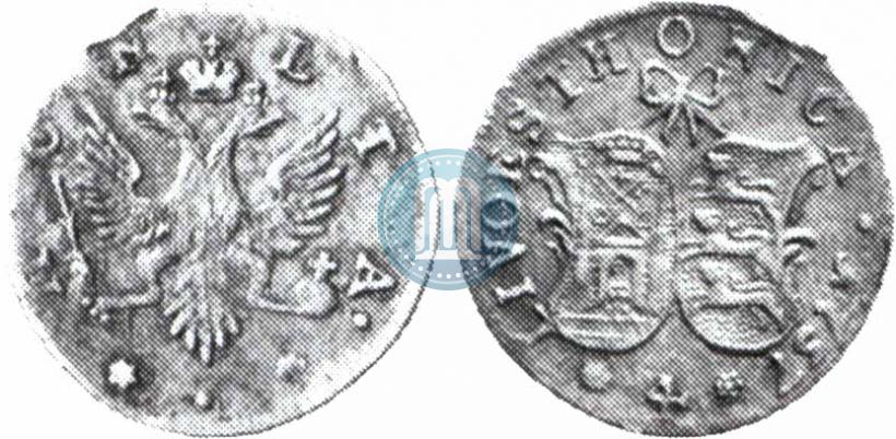 Фото 4 копейки 1757 года  "Ливонез"