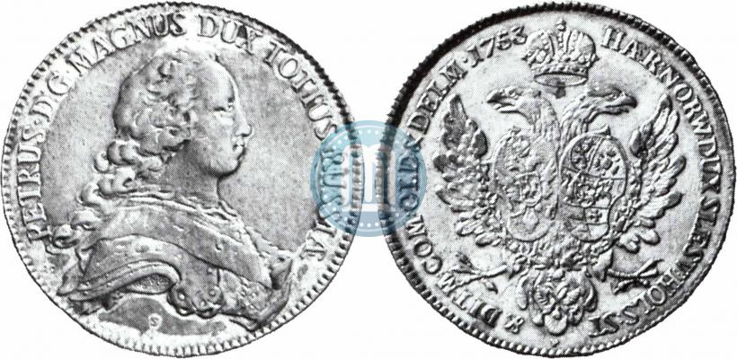 Фото Талер 1753 года P "Альбертусталер"