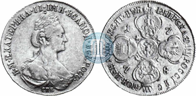 Picture 10 roubles 1778 year СПБ 