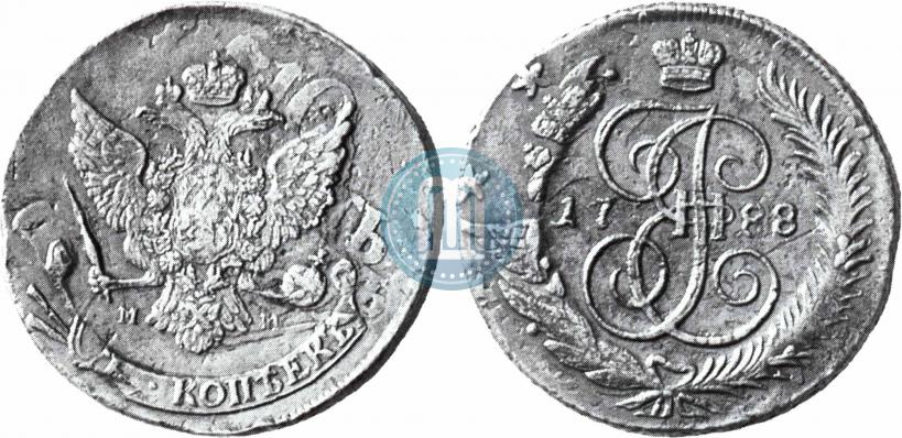 Picture 5 kopecks 1788 year ММ 