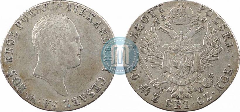 Picture 1 złoty 1818 year IB 