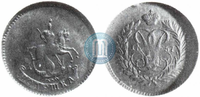 Фото Полушка 1757 года  