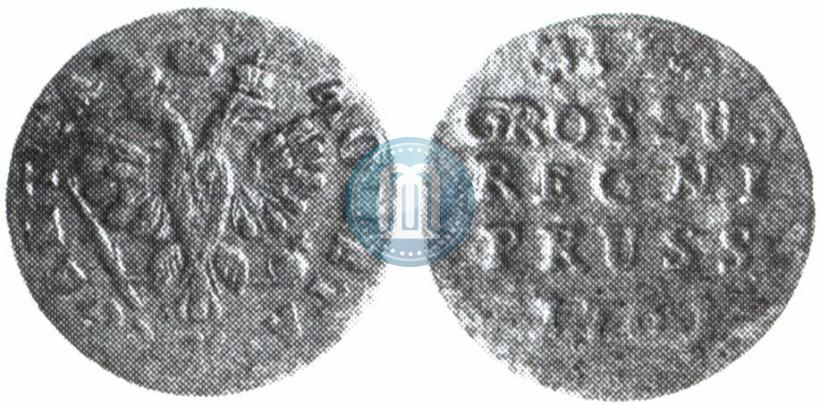 Picture 2 grosze 1761 year  