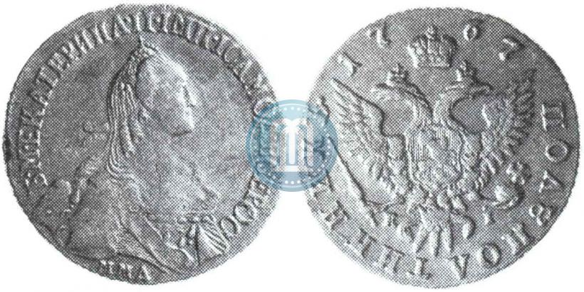 Фото Полуполтинник 1767 года ММД-EI 