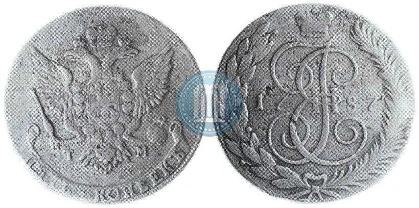 Фото 5 копеек 1787 года ТМ 
