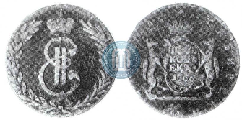 Picture 5 kopecks 1766 year  