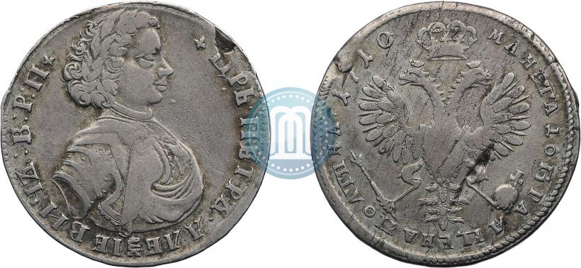 Picture Poltina 1710 year  "Portrait of 1707"