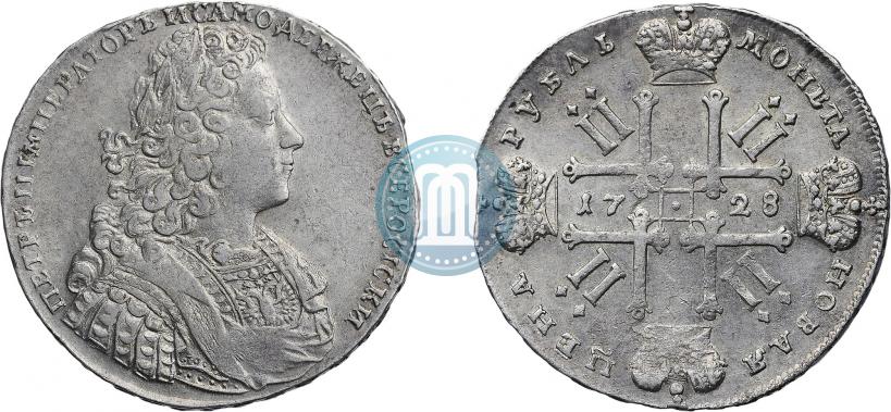 Фото 1 рубль 1728 года  "Тип 1728"