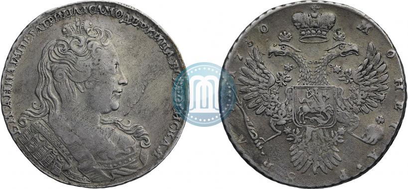 Picture 1 rouble 1730 year  