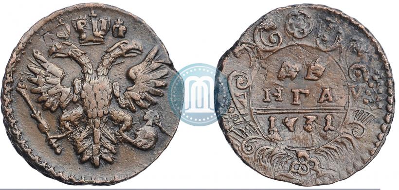 Фото Денга 1731 года  