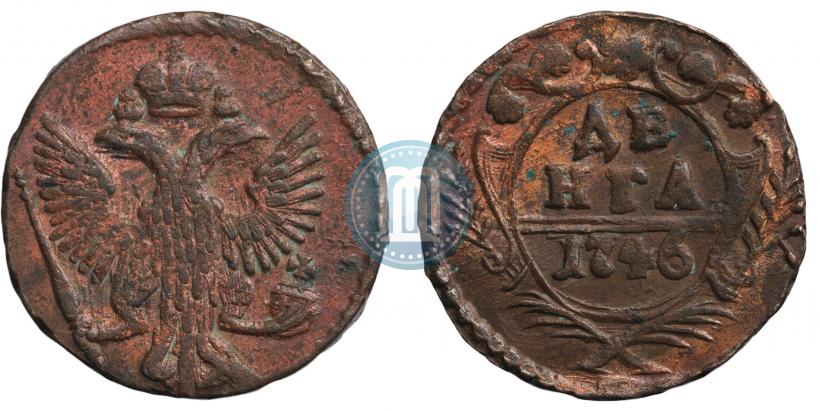 Фото Денга 1746 года  