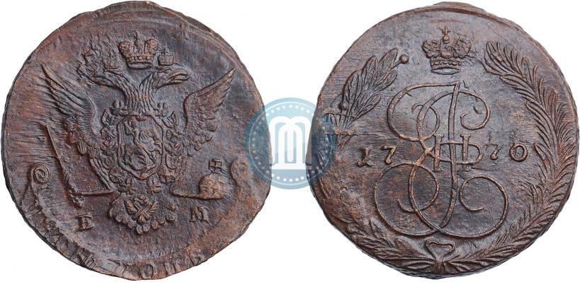 Фото 5 копеек 1770 года ЕМ 