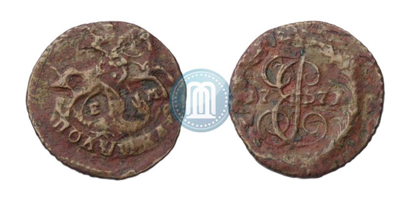 Фото Полушка 1771 года ЕМ 