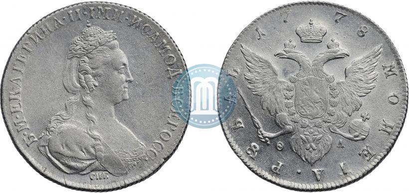 Фото 1 рубль 1778 года СПБ-ФЛ 
