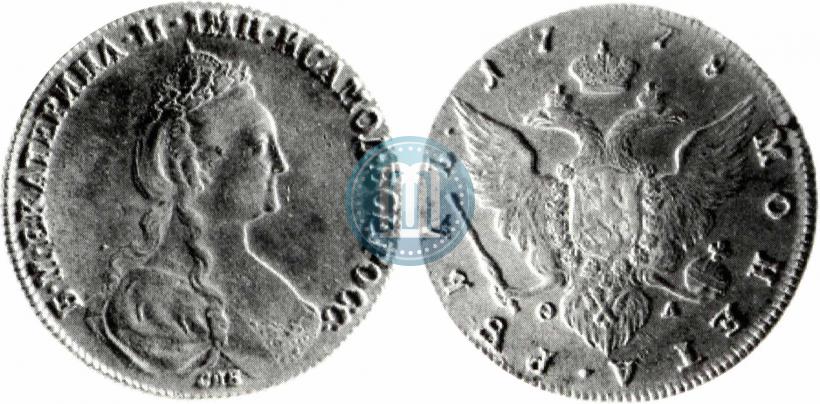 Фото 1 рубль 1778 года СПБ-ФЛ 